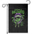 Funny Halloween Garden Flag Everyday Is Halloweed Vampire Weed Cannabis Smoking TS09 Black Print Your Wear