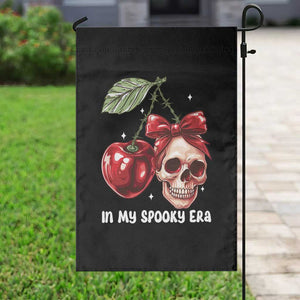 Halloween Coquette Garden Flag In My Spooky Era Skull Cherry TS09 Print Your Wear
