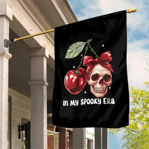 Halloween Coquette Garden Flag In My Spooky Era Skull Cherry TS09 Print Your Wear