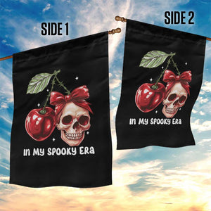 Halloween Coquette Garden Flag In My Spooky Era Skull Cherry TS09 Print Your Wear