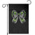 Coquette Halloween Garden Flag Spooky Bow Skull TS09 Black Print Your Wear