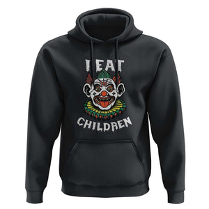 Halloween Clown Hoodie I Eat Children Spooky Mask TS09 Black Print Your Wear