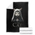 Halloween Cat Throw Blanket The Cat Nun Spooky TS09 Black Print Your Wear