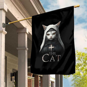 Halloween Cat Garden Flag The Cat Nun Spooky TS09 Print Your Wear
