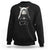 Halloween Cat Sweatshirt The Cat Nun Spooky TS09 Black Print Your Wear