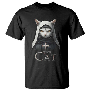 Halloween Cat T Shirt The Cat Nun Spooky TS09 Black Print Your Wear