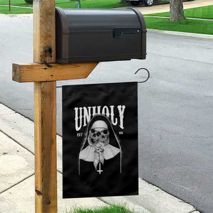Unholy Nun Garden Flag Skeleton Dirty Nun Creepy Halloween TS09 Print Your Wear