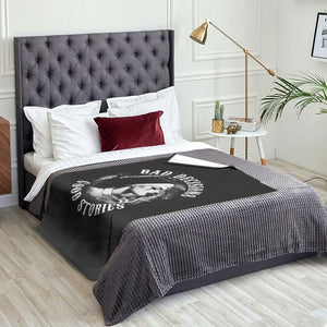 Unholy Nun Throw Blanket Bad Decisions Good Stories Dirty Nun Smoking TS09 Print Your Wear