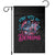Halloween Rock N Roll Garden Flag Vibing With My Demons TS09 Black Print Your Wear