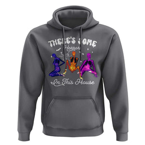Funny Halloween Hoodie There're some Horrors In This House TS09 Charcoal Print Your Wear