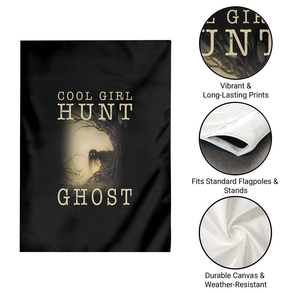 Cool Girls Hunt Ghost Garden Flag Paranormal Investigator Creepy Halloween TS09 Print Your Wear