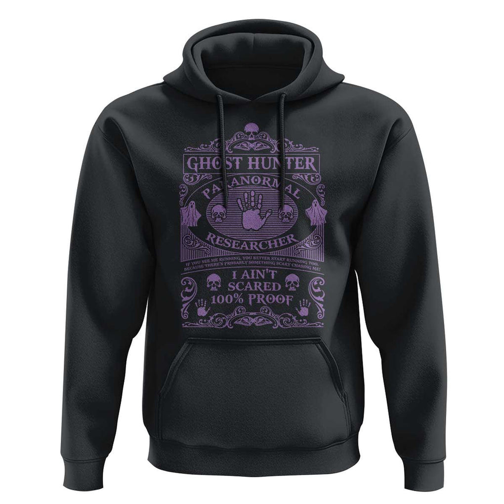 Ghost Hunting Hoodie Halloween Paranormal Researcher TS09 Black Print Your Wear