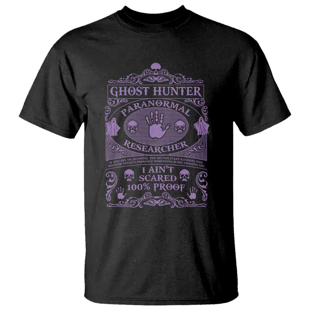Ghost Hunting T Shirt Halloween Paranormal Researcher TS09 Black Print Your Wear