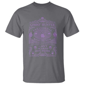 Ghost Hunting T Shirt Halloween Paranormal Researcher TS09 Charcoal Print Your Wear