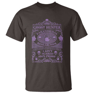 Ghost Hunting T Shirt Halloween Paranormal Researcher TS09 Dark Chocolate Print Your Wear