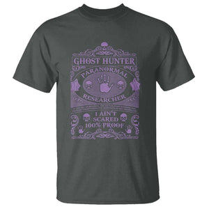 Ghost Hunting T Shirt Halloween Paranormal Researcher TS09 Dark Heather Print Your Wear