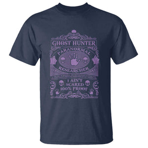 Ghost Hunting T Shirt Halloween Paranormal Researcher TS09 Navy Print Your Wear