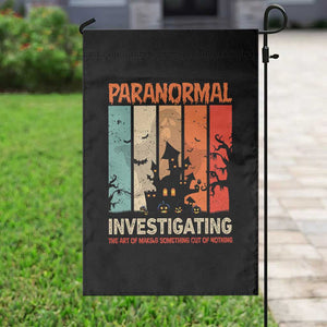 Paranormal Investigator Garden Flag Ghost Hunting Creepy Halloween TS09 Print Your Wear