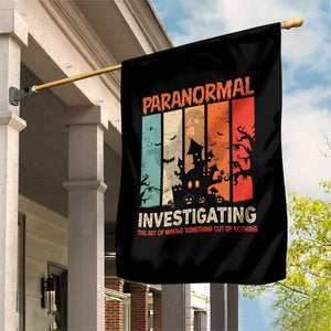 Paranormal Investigator Garden Flag Ghost Hunting Creepy Halloween TS09 Print Your Wear