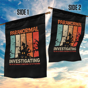 Paranormal Investigator Garden Flag Ghost Hunting Creepy Halloween TS09 Print Your Wear