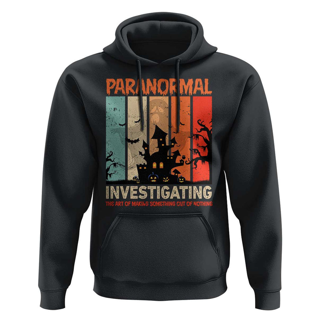 Paranormal Investigator Hoodie Ghost Hunting Creepy Halloween TS09 Black Print Your Wear