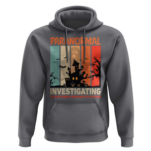 Paranormal Investigator Hoodie Ghost Hunting Creepy Halloween TS09 Charcoal Print Your Wear