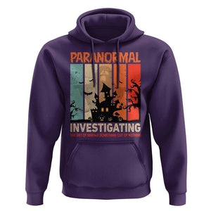 Paranormal Investigator Hoodie Ghost Hunting Creepy Halloween TS09 Purple Print Your Wear