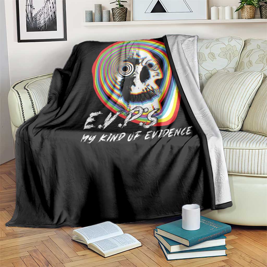 Ghost Hunting Throw Blanket EVP My Kind Of Evidence TS09 Print Your Wear