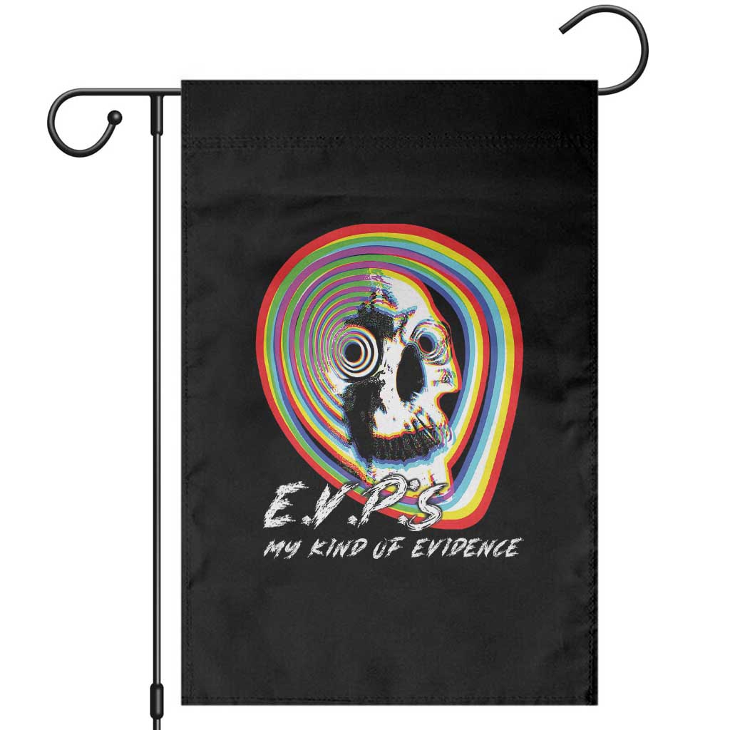 Ghost Hunting Garden Flag EVP My Kind Of Evidence TS09 Black Print Your Wear