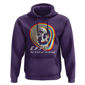 Ghost Hunting Hoodie EVP My Kind Of Evidence TS09 Purple Print Your Wear