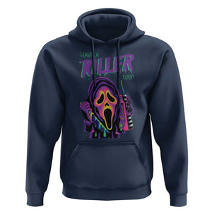 Funny Halloween Hoodie Have A Killer Day TS09 Navy Print Your Wear