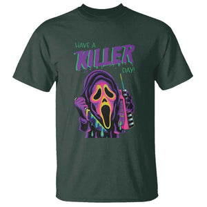 Funny Halloween T Shirt Have A Killer Day TS09 Dark Forest Green Print Your Wear
