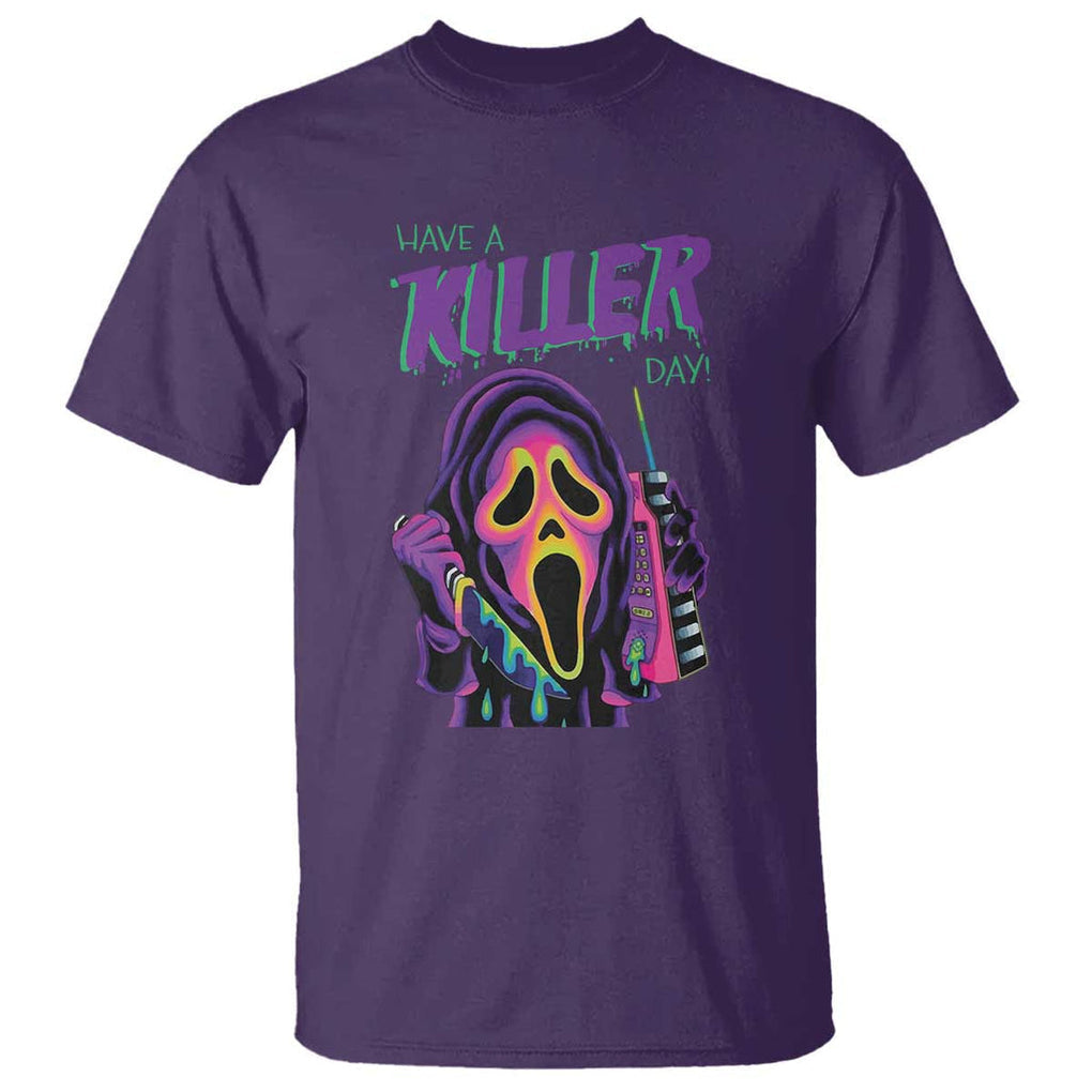 Funny Halloween T Shirt Have A Killer Day TS09 Purple Print Your Wear