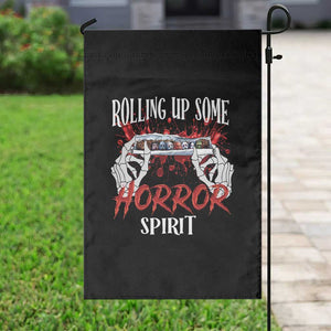 Funny Halloween Garden Flag Rolling Up Some Horror Spirit TS09 Print Your Wear
