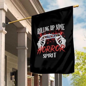 Funny Halloween Garden Flag Rolling Up Some Horror Spirit TS09 Print Your Wear