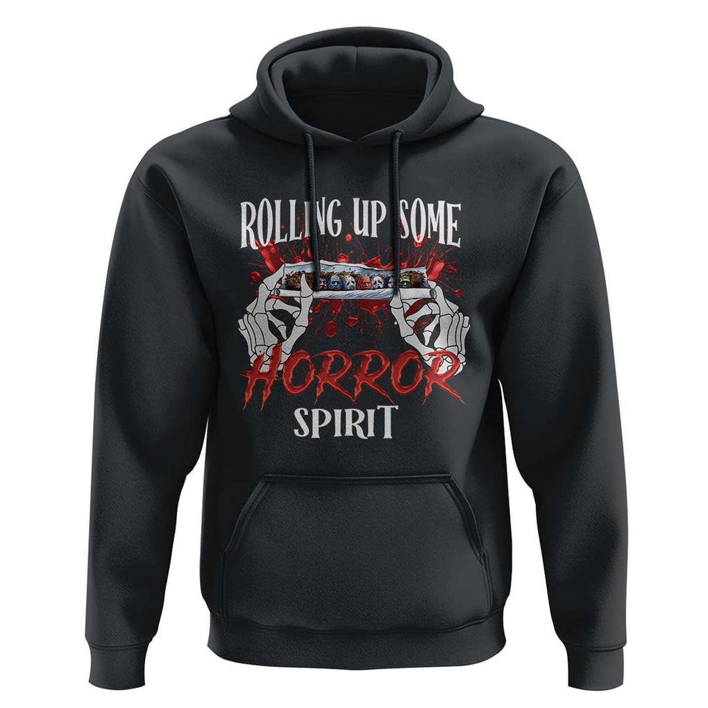 Funny Halloween Hoodie Rolling Up Some Horror Spirit TS09 Black Print Your Wear