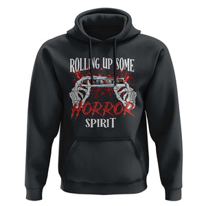 Funny Halloween Hoodie Rolling Up Some Horror Spirit TS09 Black Print Your Wear