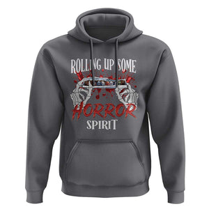 Funny Halloween Hoodie Rolling Up Some Horror Spirit TS09 Charcoal Print Your Wear