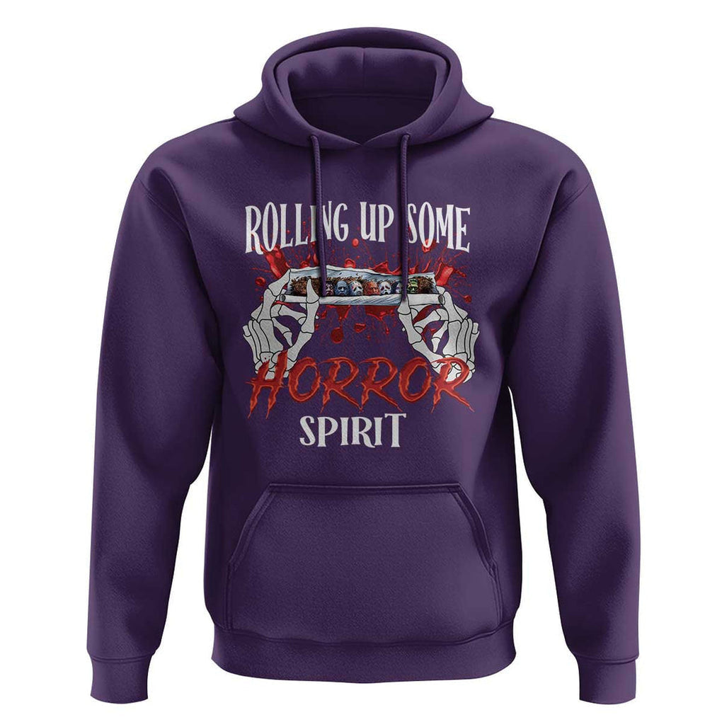 Funny Halloween Hoodie Rolling Up Some Horror Spirit TS09 Purple Print Your Wear