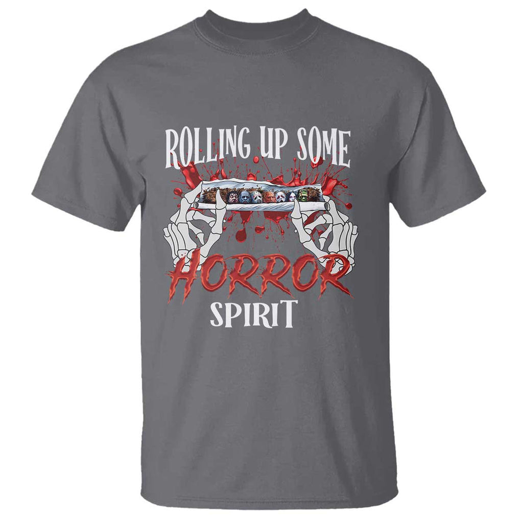 Funny Halloween T Shirt Rolling Up Some Horror Spirit TS09 Charcoal Print Your Wear