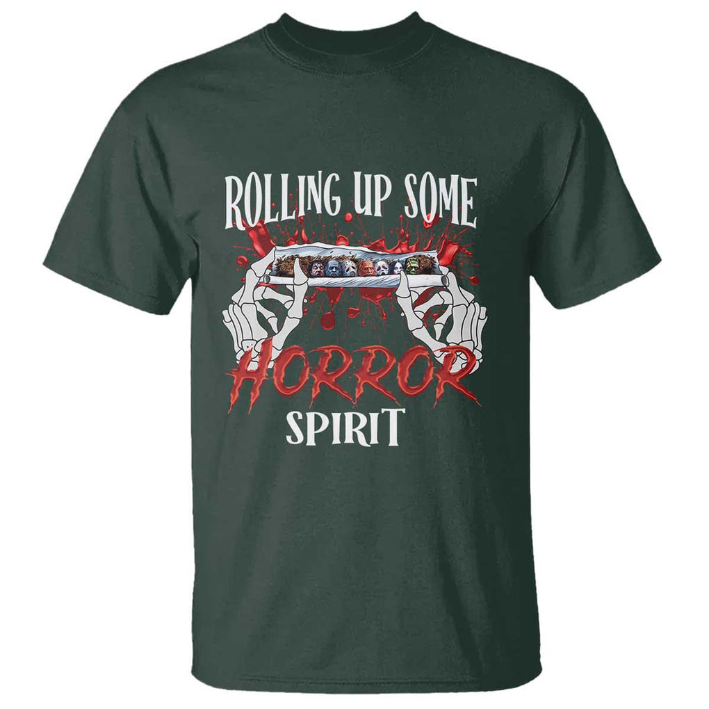 Funny Halloween T Shirt Rolling Up Some Horror Spirit TS09 Dark Forest Green Print Your Wear