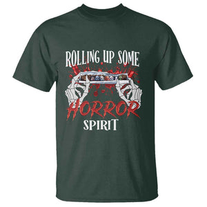 Funny Halloween T Shirt Rolling Up Some Horror Spirit TS09 Dark Forest Green Print Your Wear