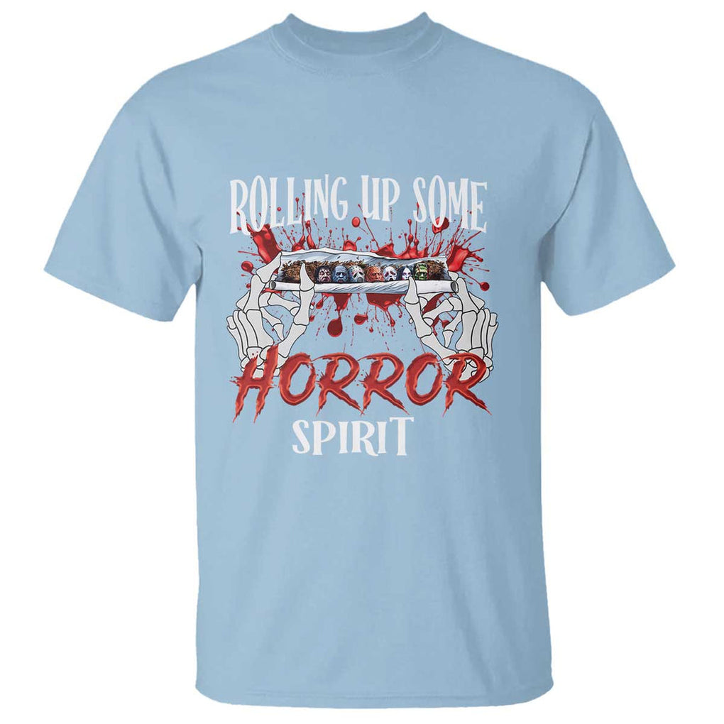 Funny Halloween T Shirt Rolling Up Some Horror Spirit TS09 Light Blue Print Your Wear
