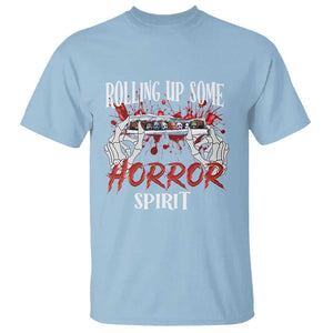 Funny Halloween T Shirt Rolling Up Some Horror Spirit TS09 Light Blue Print Your Wear