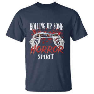 Funny Halloween T Shirt Rolling Up Some Horror Spirit TS09 Navy Print Your Wear