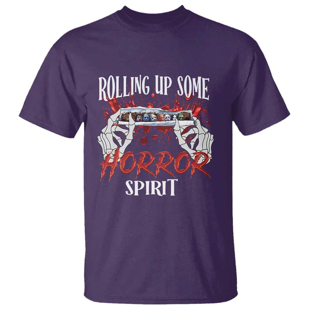 Funny Halloween T Shirt Rolling Up Some Horror Spirit TS09 Purple Print Your Wear