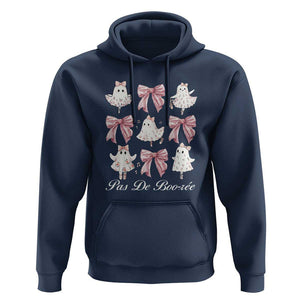 Coquette Halloween Hoodie Pas De Boo-re Ghost Ballerina TS09 Navy Print Your Wear