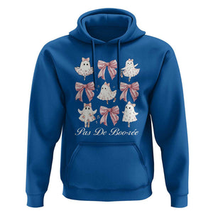 Coquette Halloween Hoodie Pas De Boo-re Ghost Ballerina TS09 Royal Blue Print Your Wear