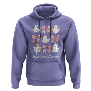 Coquette Halloween Hoodie Pas De Boo-re Ghost Ballerina TS09 Violet Print Your Wear