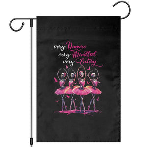 Ballerina Halloween Garden Flag Very Demure Very Mindful Very Cutesy Skeleton Coquette TS09 Black Print Your Wear